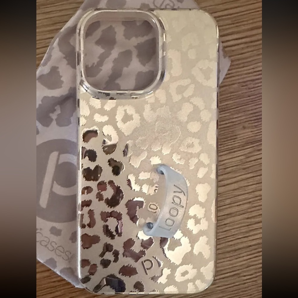 Gold Leopard Loopy Original - iPhone 14 Pro Max (6.7" Screen) Lefty- Like new